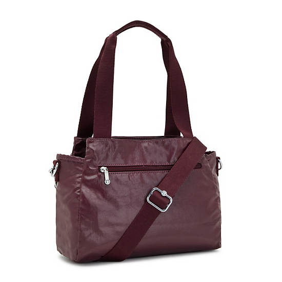 Bolsa De Hombro Kipling Elysia Metallic Vino | MX 1406CT